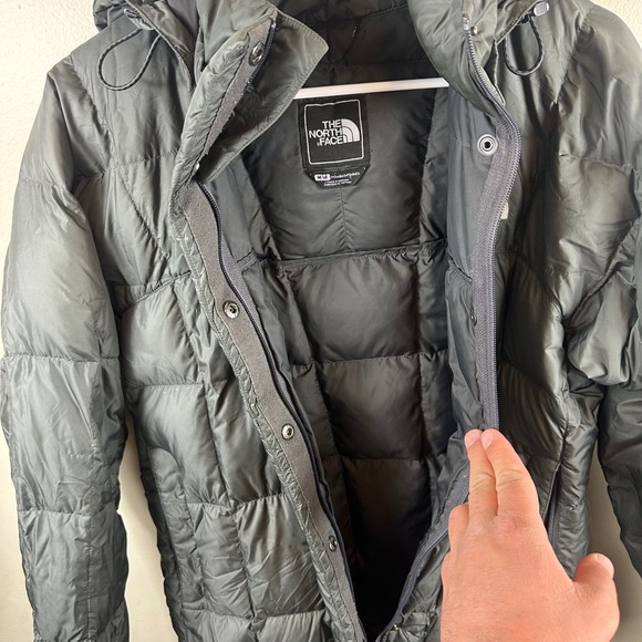 The North Face Metropolis Parka Womens Medium Gray 600-Fill Down Puffer Jacket - Picture 6 of 9